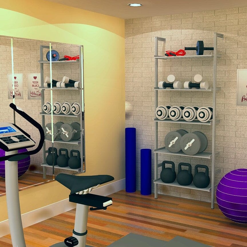 Workout Shelf  Gym room at home, Workout room home, Home gym decor