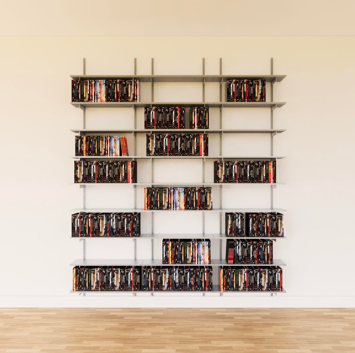 Wall Mounted DVD Storage Shelving – Modern Shelving