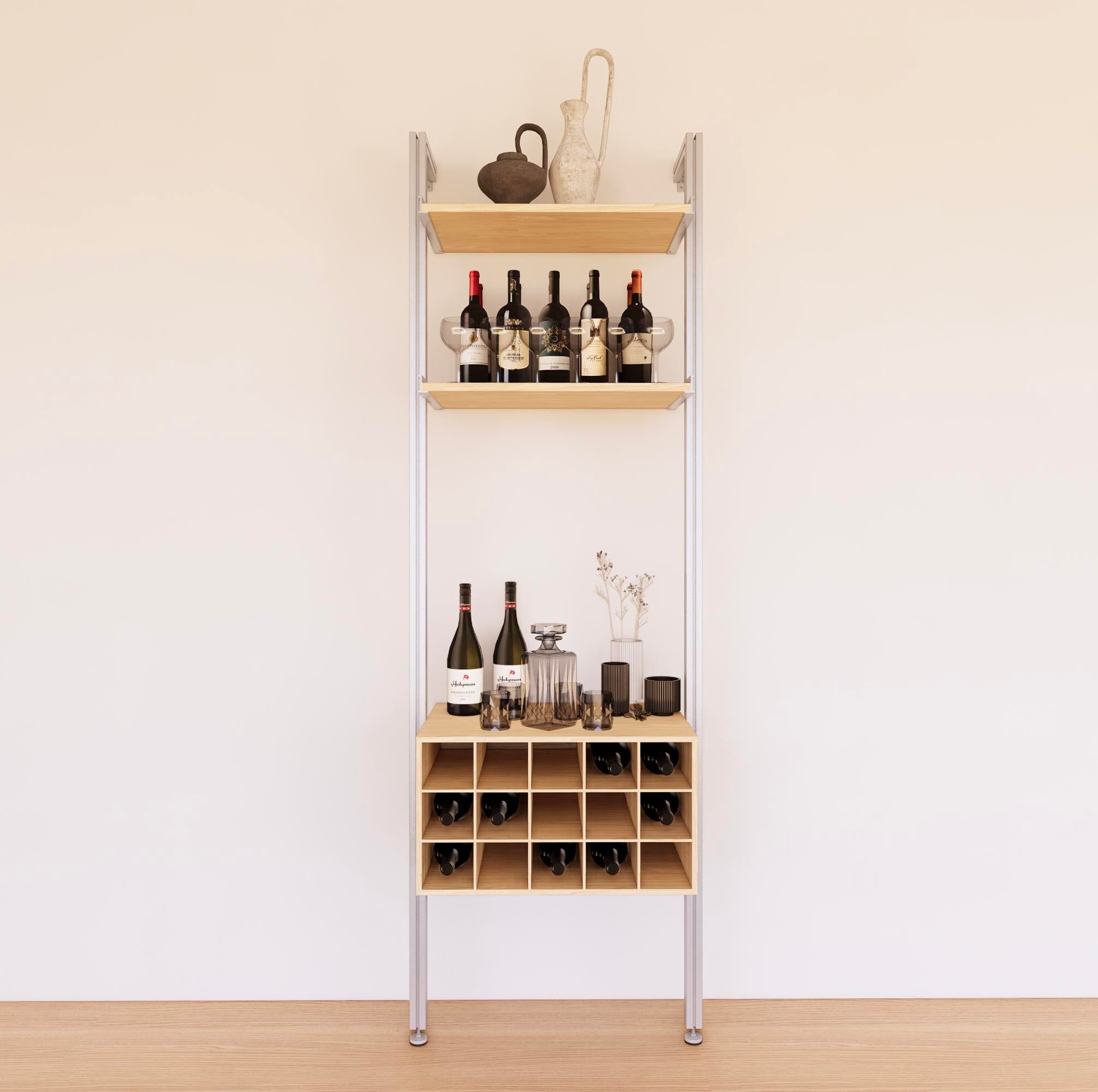 Wine storage shelf discount unit