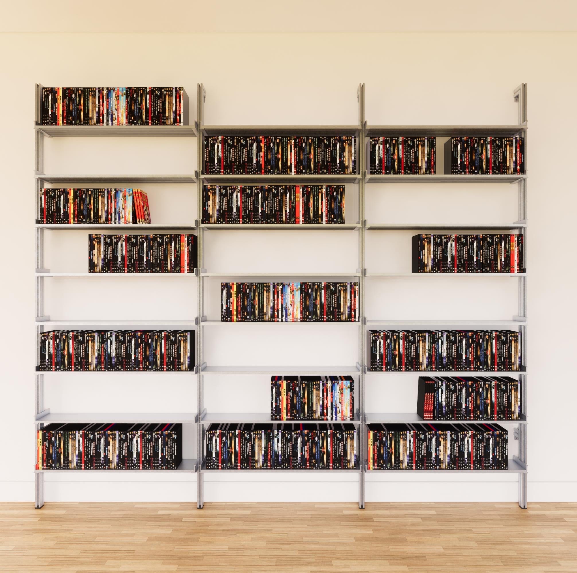 DVD Media Storage Shelves