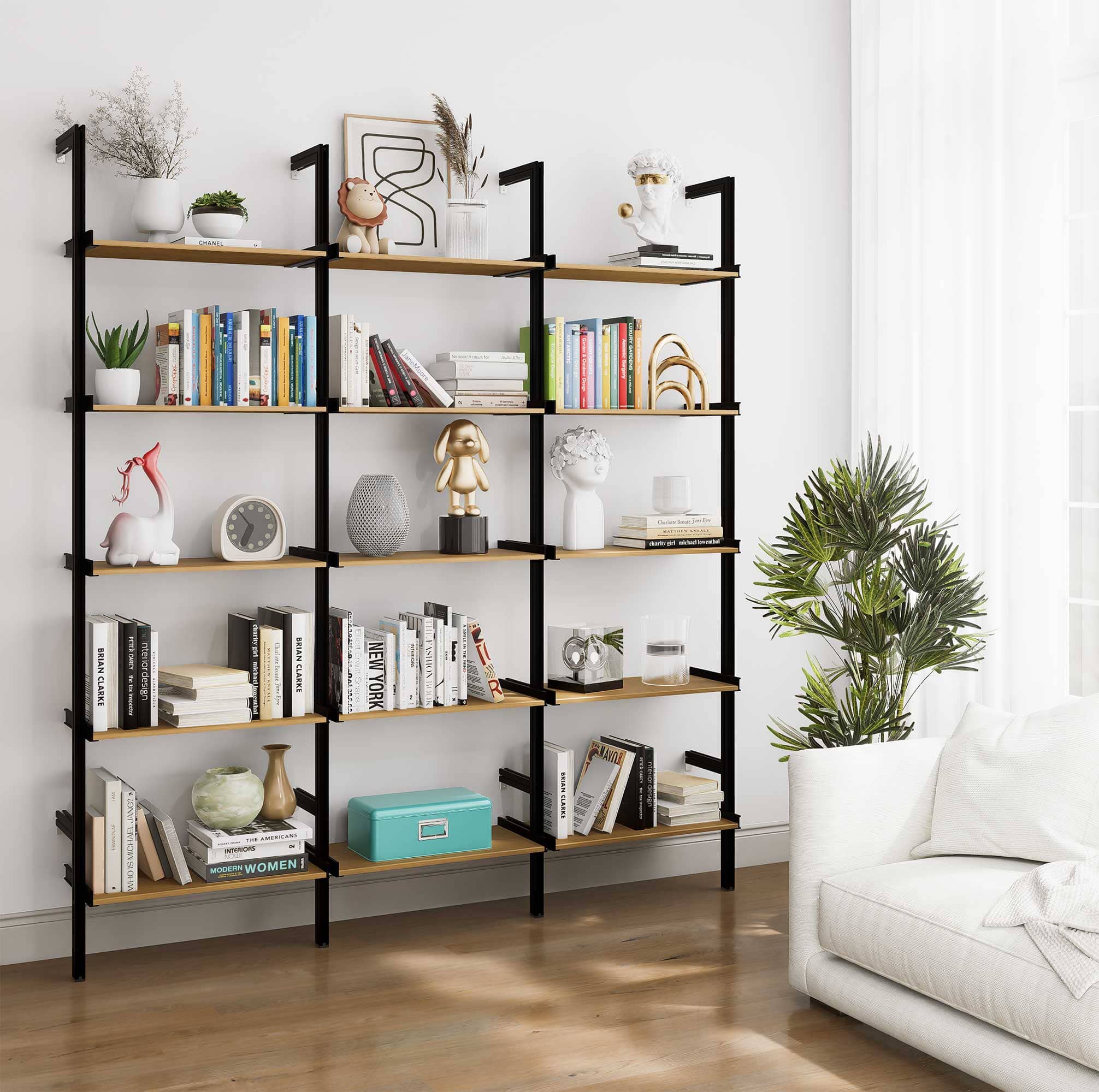 Aluminaire Wood Inspired Modular Shelving - PAL