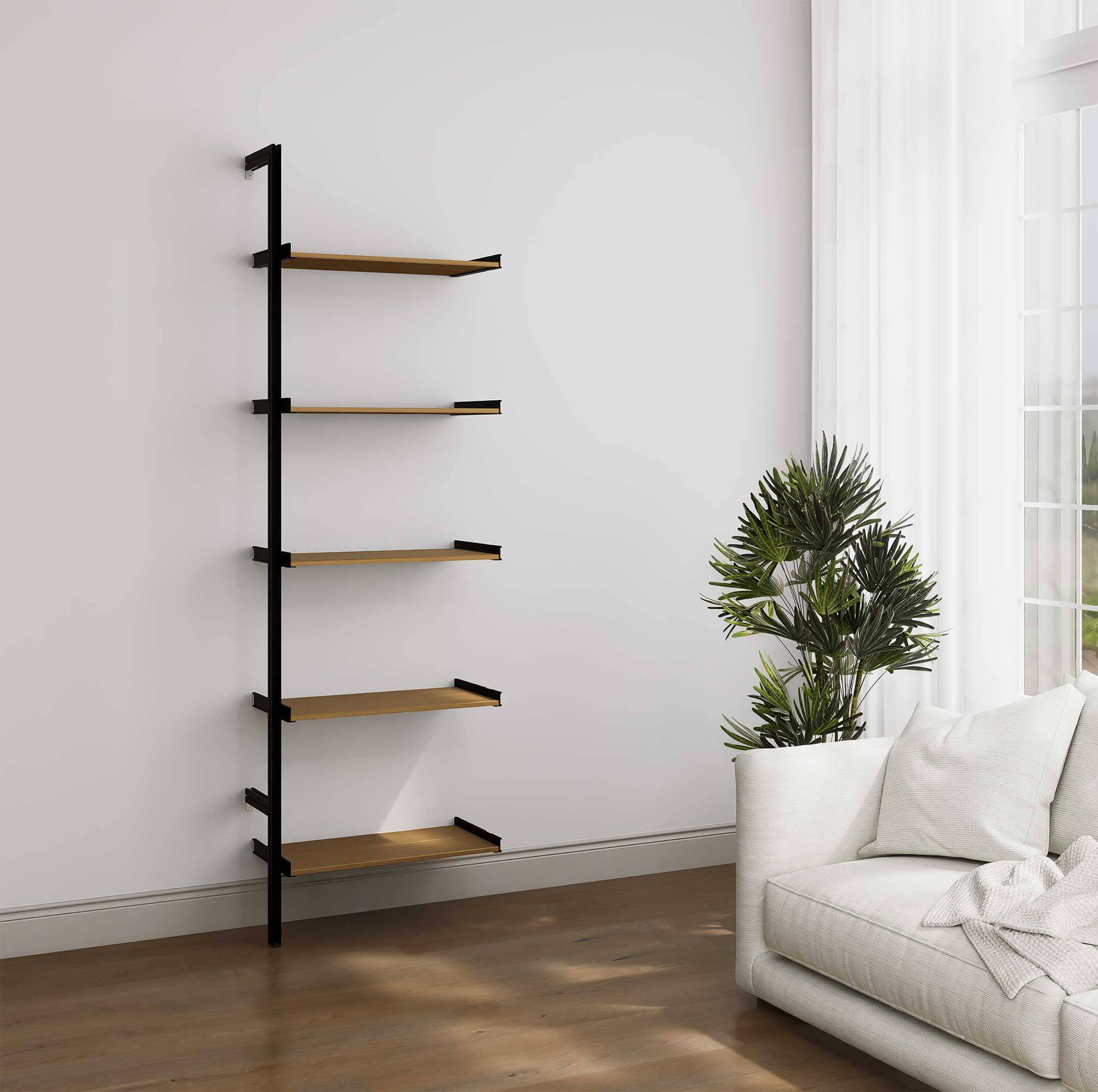 Aluminaire Wood Inspired Modular Shelving - PAL