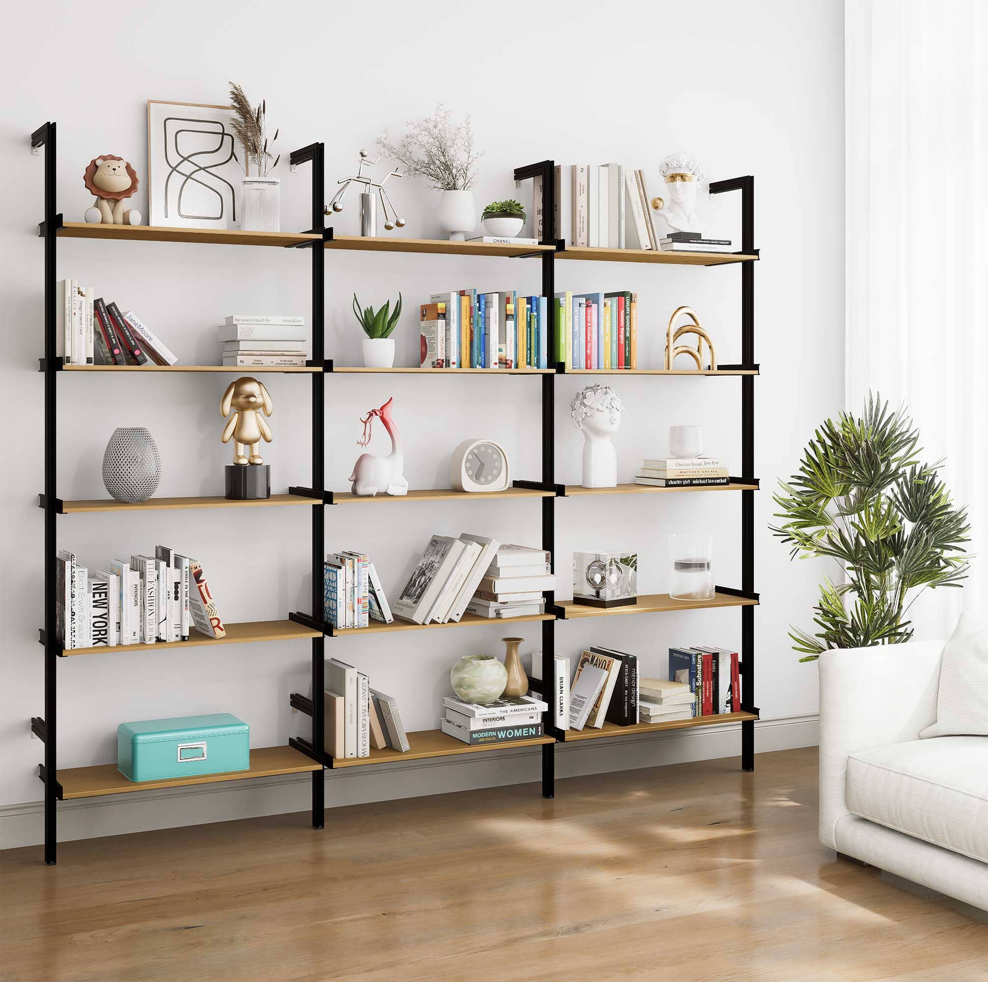 Aluminaire Wood Inspired Modular Shelving - PAL