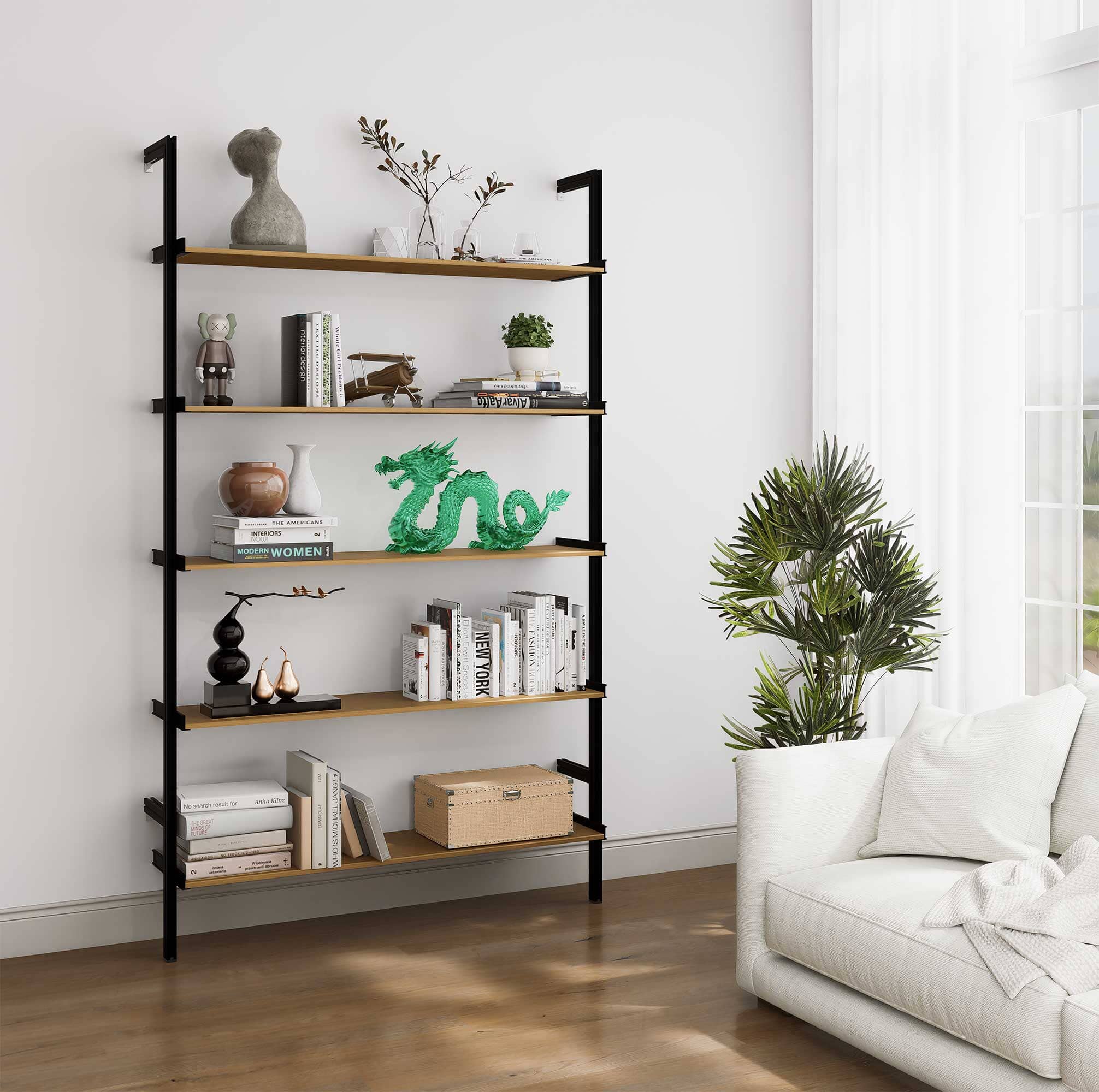 Aluminaire Wood Inspired Modular Shelving - PAL