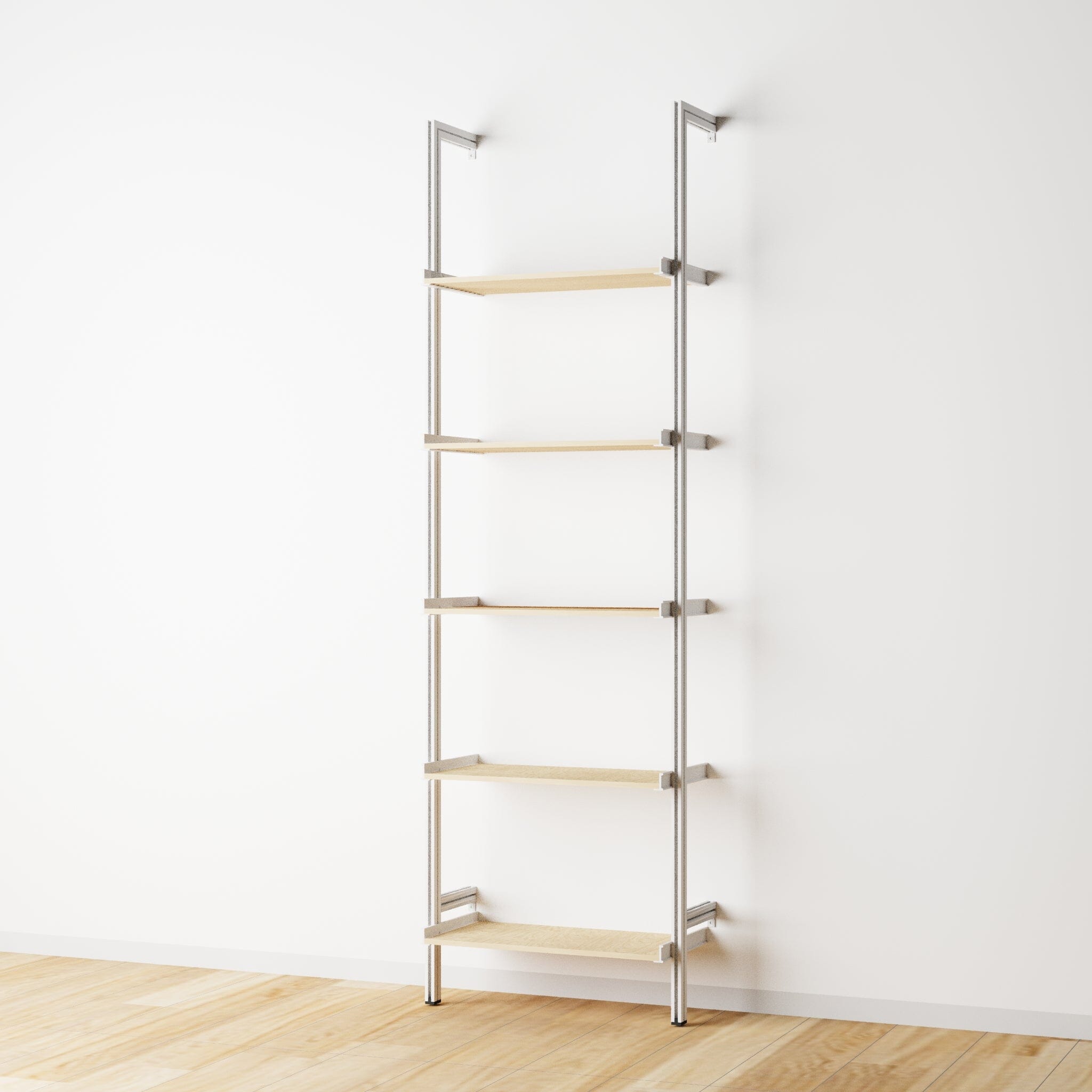 24 inch deep store wood shelving unit