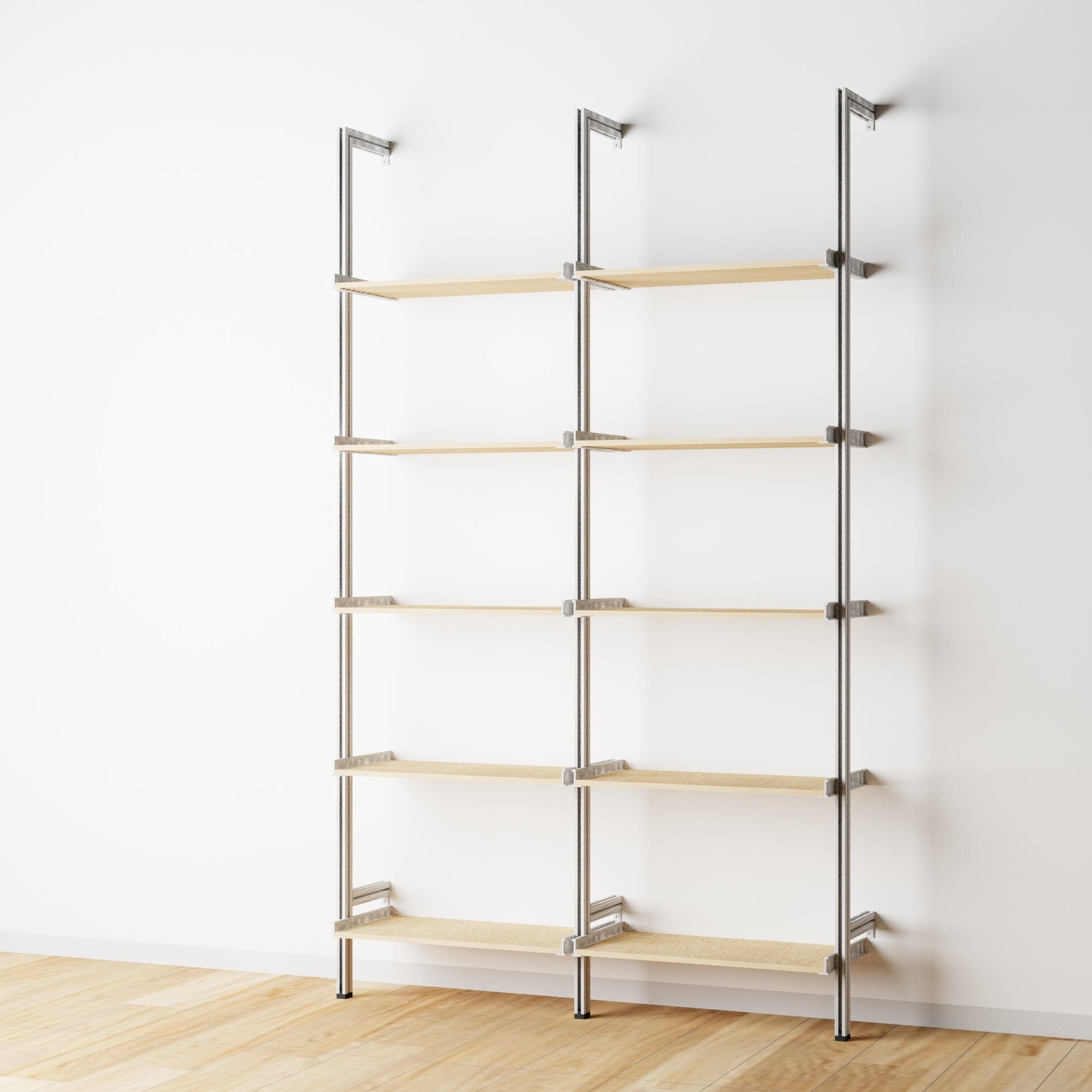 18 inch deep wood shelving deals units