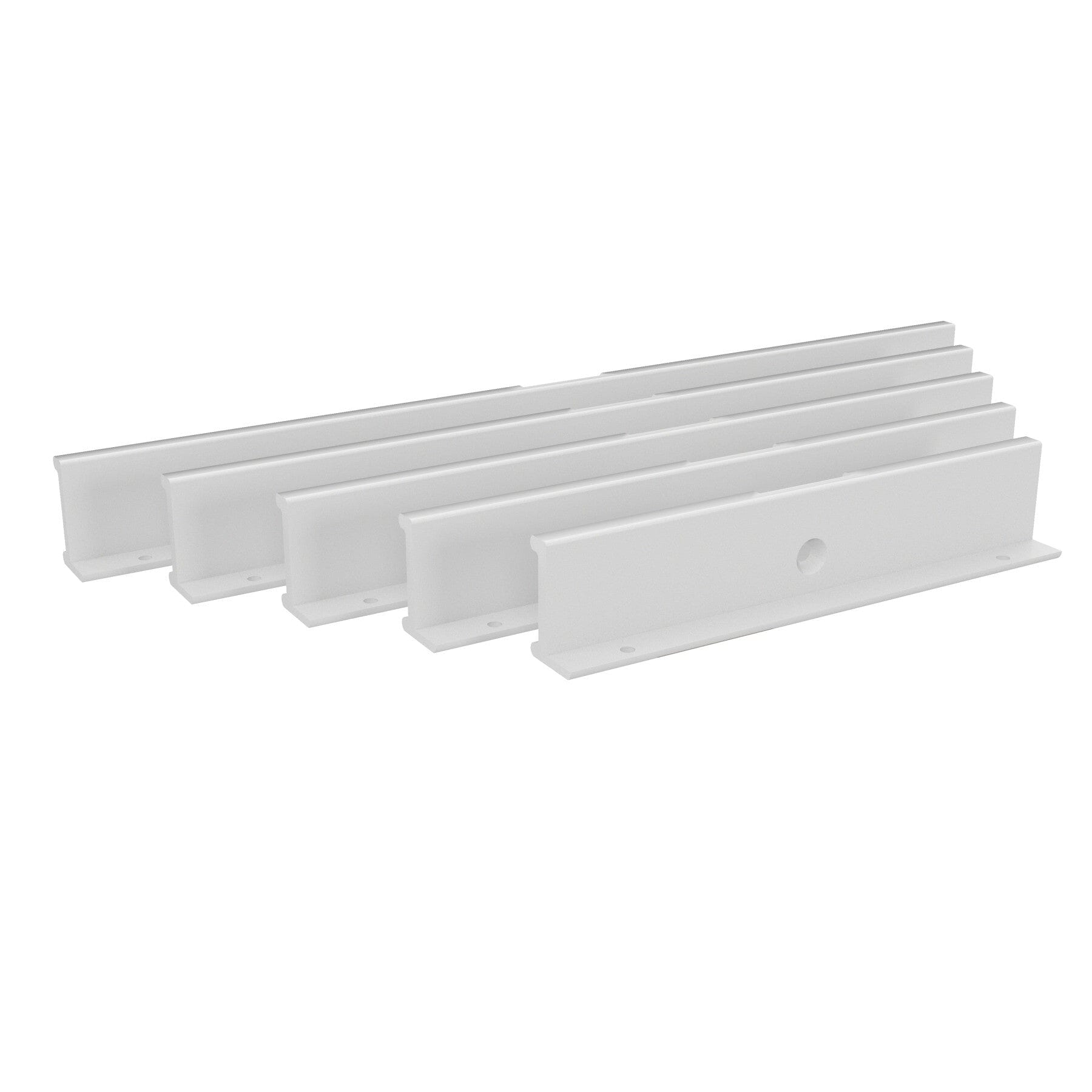 Shelf End Support - Used with Poles – Modern Shelving